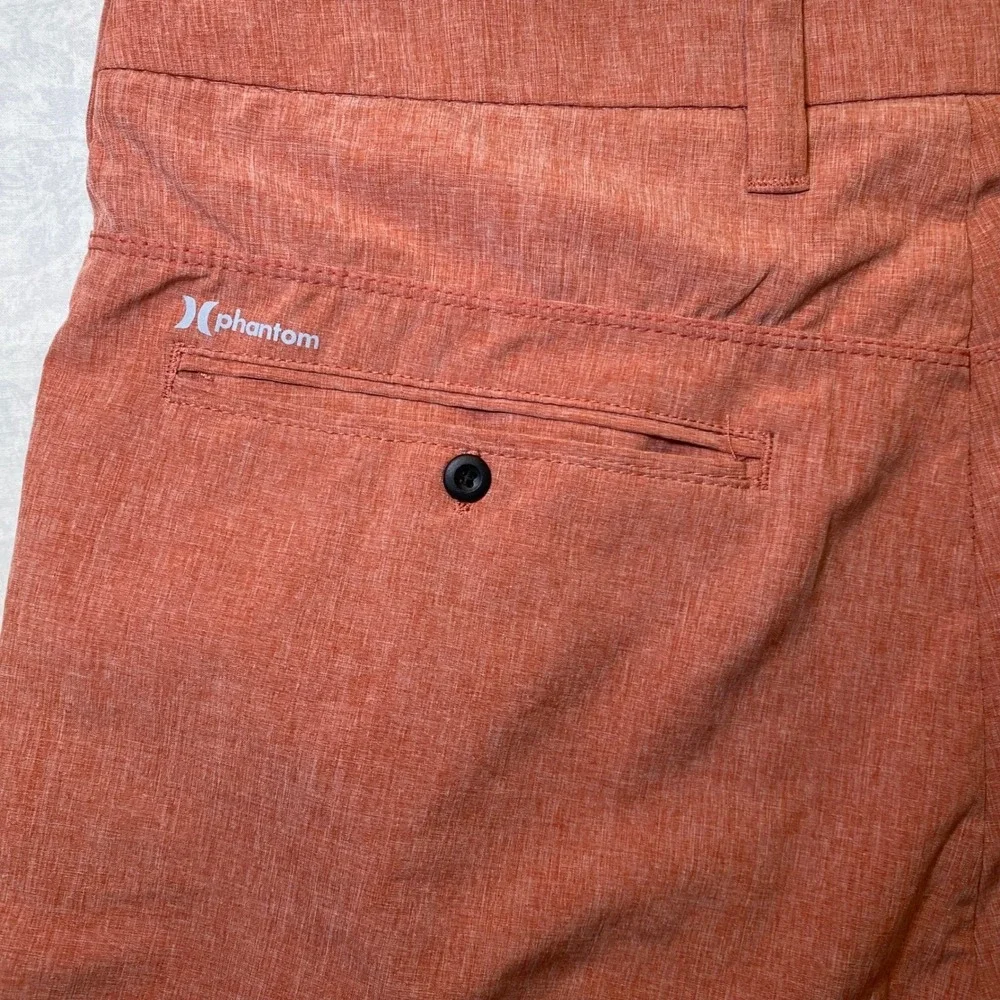 Hurley Phantom Hybrid Shorts Orange Heather Men's Size 30 Stretch